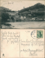 Ansichtskarte Freyburg Unstrut Schloß Mit Turnvater Jahn's Haus. 1910 Bahnpost - Otros & Sin Clasificación