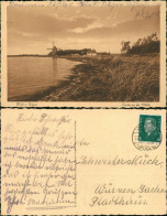 Ansichtskarte Wiek (Rügen) Partie An Der Mühle Windmühle 1929   Stempel - Other & Unclassified