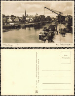 Ansichtskarte Oldenburg Am Wendehafen, Kräne 1932 - Oldenburg