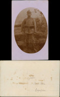 Militär Soldaten Soldat Mit Pickelhaube U. Uniform Ca. 1. WK 1915 Privatfoto - Autres & Non Classés