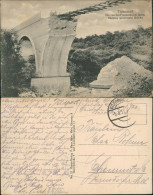CPA Thiaucourt-Regniéville Zerstörte Brücke 1. Weltkrieg 1917 Feldpoststempel - Otros Municipios