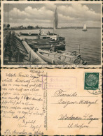 Ansichtskarte Leipzig Boot Anlegestelle Am Elsterstausee 1926 - Leipzig