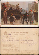 .Russland Rußland Россия Soldaten Werden Auf LKW Verladen Künstlerkarte 1928 - Russia