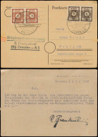 Briefmarkenversand Dresden Gel. SBZ 3Pfg Gezahnt U. Geschnitten 1946 - Zonder Classificatie