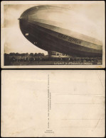 Ansichtskarte  Luftschiff Graf Zeppelin B.d. Landung Flugwesen - Zeppelin 1932 - Aeronaves