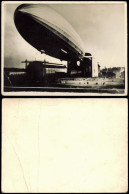 Foto  Flugwesen - Zeppelin - Halle 1934 Privatfoto - Dirigibili