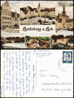 Ansichtskarte Landsberg Am Lech Mehrbildkarte Mit Diversen Ortsansichten 1960 - Landsberg