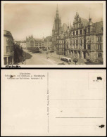 Ansichtskarte Wiesbaden Schloßplatz Mit Rathaus U. Marktkirche 1930 - Wiesbaden