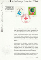 " CROIX-ROUGE " Sur Notice Officielle 1er Jour De 2006 . N° YT 3991 3992. Parfait état. FDC à Saisir !!! - Croce Rossa