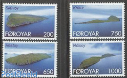 Faroe Islands 2000 Definitives, Islands 4v, Mint NH - Autres & Non Classés