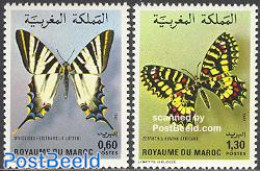 Morocco 1981 Butterflies 2v, Mint NH, Nature - Butterflies - Autres & Non Classés