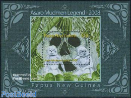 Papua New Guinea 2008 Asaro Mudmen Legend S/s, Mint NH, Art - Fairytales - Fairy Tales, Popular Stories & Legends