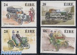 Ireland 1989 Antique Cars 4v (Benz,Chambers,Thomond,Silver Stre, Mint NH, Transport - Automobiles - Art - Fashion - Ungebraucht