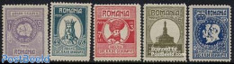 Romania 1927 Geographic Society 5v, Mint NH, History - Various - Kings & Queens (Royalty) - Maps - Neufs
