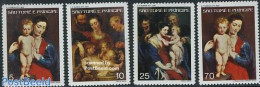 Sao Tome/Principe 1977 Christmas, Rubens 4v, Mint NH, Religion - Christmas - Art - Paintings - Rubens - Noël