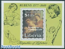 Liberia 1984 Rubens Painting S/s, Mint NH, Art - Paintings - Rubens - Other & Unclassified