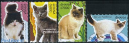 Ghana 2007 Cats 4v, Mint NH, Nature - Cats - Autres & Non Classés