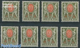 Switzerland 1924 Postage Due 8v, Smooth Gum, Unused (hinged) - Autres & Non Classés