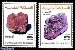 Morocco 1975 Minerals 2v, Mint NH, History - Geology - Autres & Non Classés