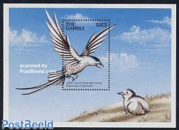 Gambia 1997 Long Tailed Skua S/s, Mint NH, Nature - Birds - Gambia (...-1964)