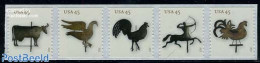 United States Of America 2012 Windvanes 5v S-a, Mint NH, Nature - Animals (others & Mixed) - Poultry - Nuevos