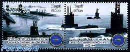 Peru 2011 100 Year Submarines 2v [:], Mint NH, Transport - Ships And Boats - Bateaux