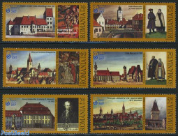 Romania 2007 Sibiu European Cultural Capital 6v, Mint NH, History - Europa Hang-on Issues - Knights - Art - Architectu.. - Ongebruikt