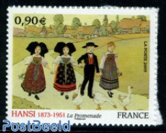 France 2009 Hansi 1v S-a, Mint NH, Art - Modern Art (1850-present) - Paintings - Unused Stamps