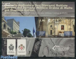 San Marino 2013 S. Giovanni Battista S/s, Mint NH, Health - Religion - Various - St John - Churches, Temples, Mosques,.. - Unused Stamps