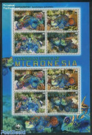 Micronesia 2009 WWF, Fish 2x4v M/s, Mint NH, Nature - Fish - World Wildlife Fund (WWF) - Fishes