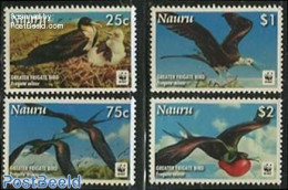 Nauru 2008 WWF, Greater Frigate Bird 4v, Mint NH, Nature - Birds - World Wildlife Fund (WWF) - Other & Unclassified
