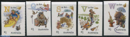 Australia 2016 Aussie Alphabet NQSVW 5v S-a, Mint NH, Health - Nature - Performance Art - Transport - Various - Food &.. - Unused Stamps