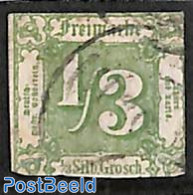 Germany, Thurn & Taxis 1862 1/3sgr, Used, Used - Otros & Sin Clasificación