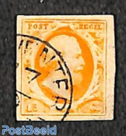 Netherlands 1852 15c, Used, DEVENTER-C, Used Or CTO - Used Stamps