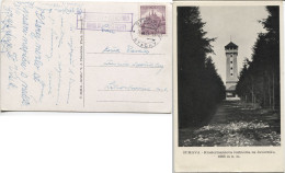 Böhmen Und Mähren Postablagestempel Aubislau (Stachau) Ansichtskarte Sumava 28.9.40 - Brieven En Documenten