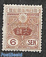 Japan 1919 6s, Stamp Out Of Set, Unused (hinged) - Ungebraucht