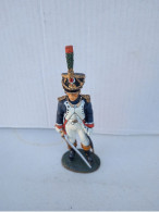 DEL PRADO SOLDATINO IN PIOMBO - OFFICIER FUSILIERS, YOUNG GUARD 1810 - LEGGI - Tin Soldiers