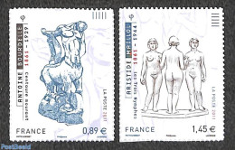 France 2011 Bourdelle/Maillol 2v S-a, Mint NH, Art - Sculpture - Unused Stamps