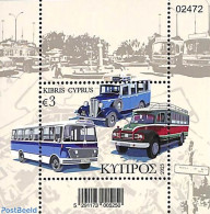 Cyprus 2023 Antique Buses S/s, Mint NH, Transport - Automobiles - Nuovi