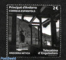 Andorra, Spanish Post 2023 Engolasters Cable Railways 1v, Mint NH, Transport - Cableways - Nuevos