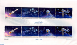 China People’s Republic 2022 Space Station M/s, Mint NH, Transport - Space Exploration - Nuovi