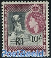 Basutoland 1961 Definitive 1v, Overprint Type II, Unused (hinged) - Autres & Non Classés