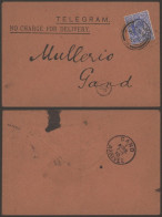 REINO UNIDO DOVER A GAND 1910 SOBRE PARA TELEGRAMAS TELEGRAM TELECOM - Télécom