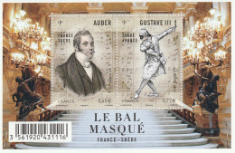 France 2012 Opéra Gustave III Ou Le Bal Masqué Bloc Feuillet N°f4706 Neuf** - Mint/Hinged