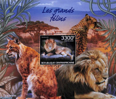 Central Africa 2019 Big Cats S/s, Mint NH, Nature - Cat Family - Centrafricaine (République)