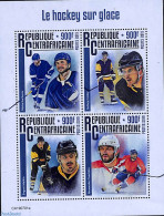 Central Africa 2019 Ice Hockey 4v M/s, Mint NH, Sport - Ice Hockey - Hockey (sur Glace)