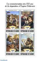 Guinea, Republic 2018 Eugene Delacroix, Mint NH, History - Nature - Militarism - Horses - Art - Paintings - Militaria