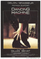 *CPM -  DANCING MACHINE - Film De Gilles Behat Avec Delon / Braseur / Patrick Dupont - Affiches Sur Carte