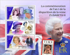 Chad 2023 Queen Elisabeth II, Mint NH, History - American Presidents - Kings & Queens (Royalty) - Otros & Sin Clasificación