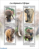 Niger 2023 Elephants, Mint NH, Nature - Elephants - Níger (1960-...)